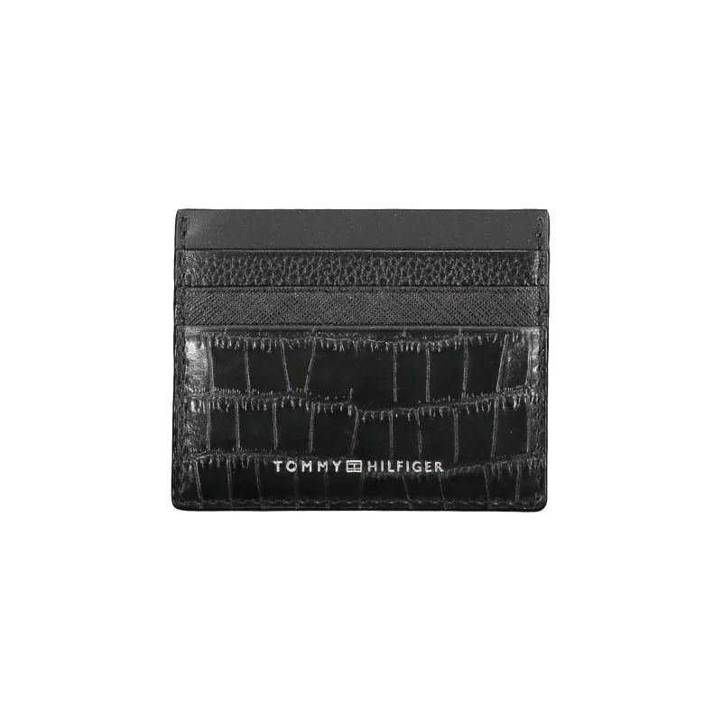 Pánska Peňaženka TOMMY HILFIGER - Čierna 
10.0X8.0X1.0cm Farba: čierna, Veľkosť: 10.0X8.0X1.0