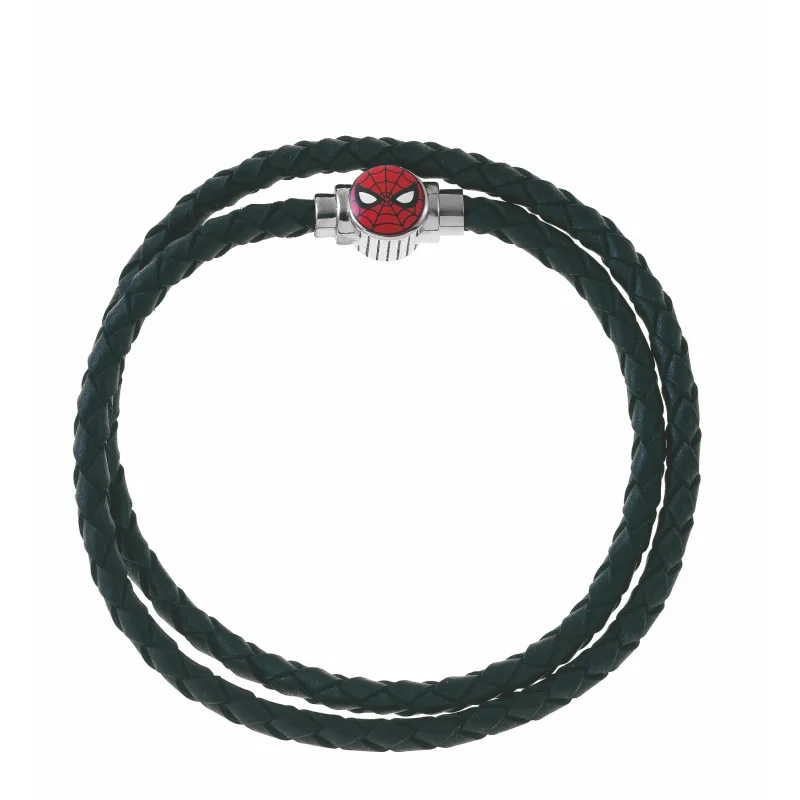 Marvel pánsky náramok Spider-Man kožený čierny B600610L.CS
