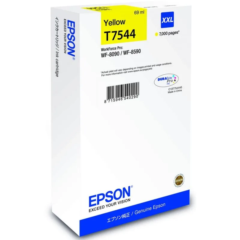 Atramentová kazeta EPSON WF-8xxx Series XXL Yellow - 7000str. (69 ml)…