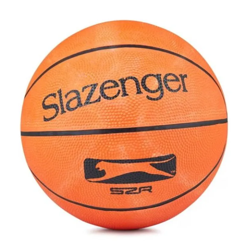 Oficiálna Basketbalová lopta SLAZENGER SZR veľkosť 7 Hnedá