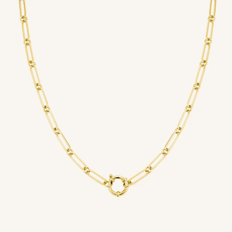 Náhrdelník Rosefield v zlatej farbe Chunky Chain JNRRG-J614