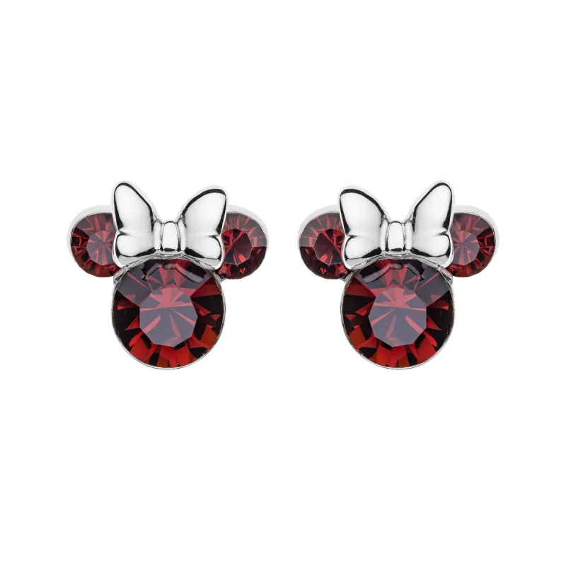 Detské náušnice Disney Minnie Mouse strieborné ES00013SJANL.CS
