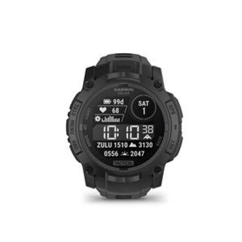 Garmin Instinct 3 - 50mm, Solar,Tactical Edition Black, Black silicone…