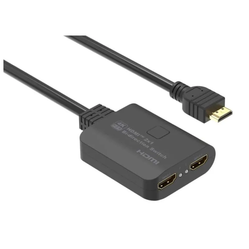 PremiumCord HDMI 2.0 Switch 4K@60Hz, 4:4:4 obojsmerný 2-1 alebo 1-2 (khswit21b)