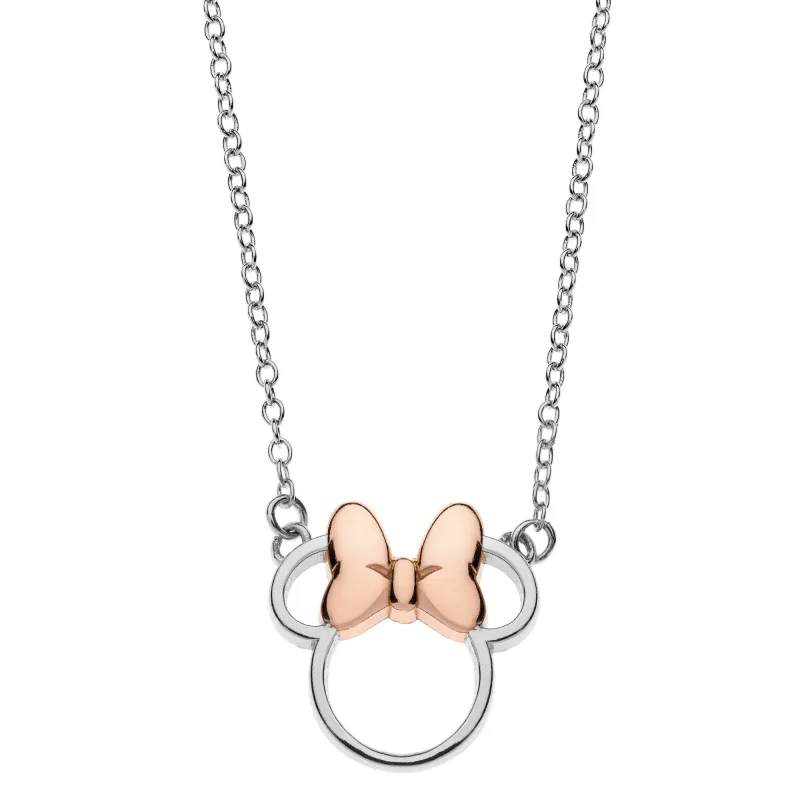 Disney detský náhrdelník Minnie Mouse strieborný NS00001TL-157.CS