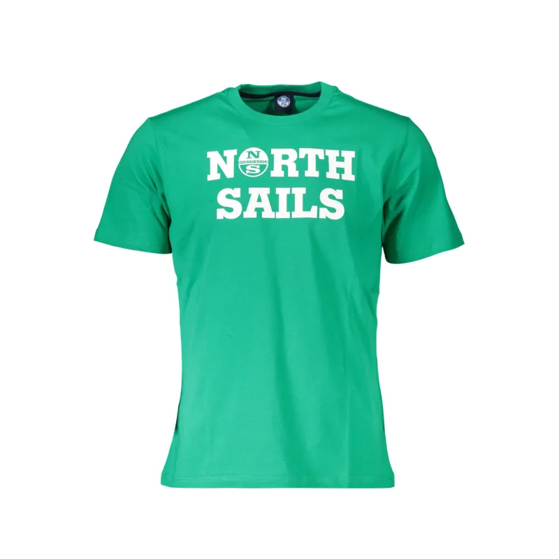 Pánske Tričko s krátkym rukávom NORTH SAILS - Zelená Farba: Zelená, Veľkosť: XL