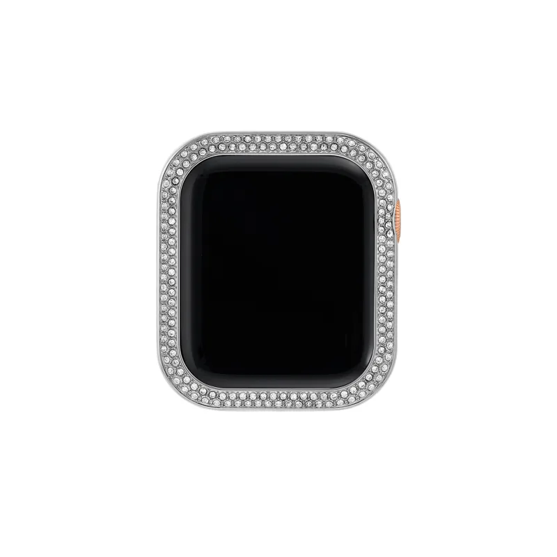 Anne Klein luneta pre Apple Watch 40 mm strieborná s kryštálmi