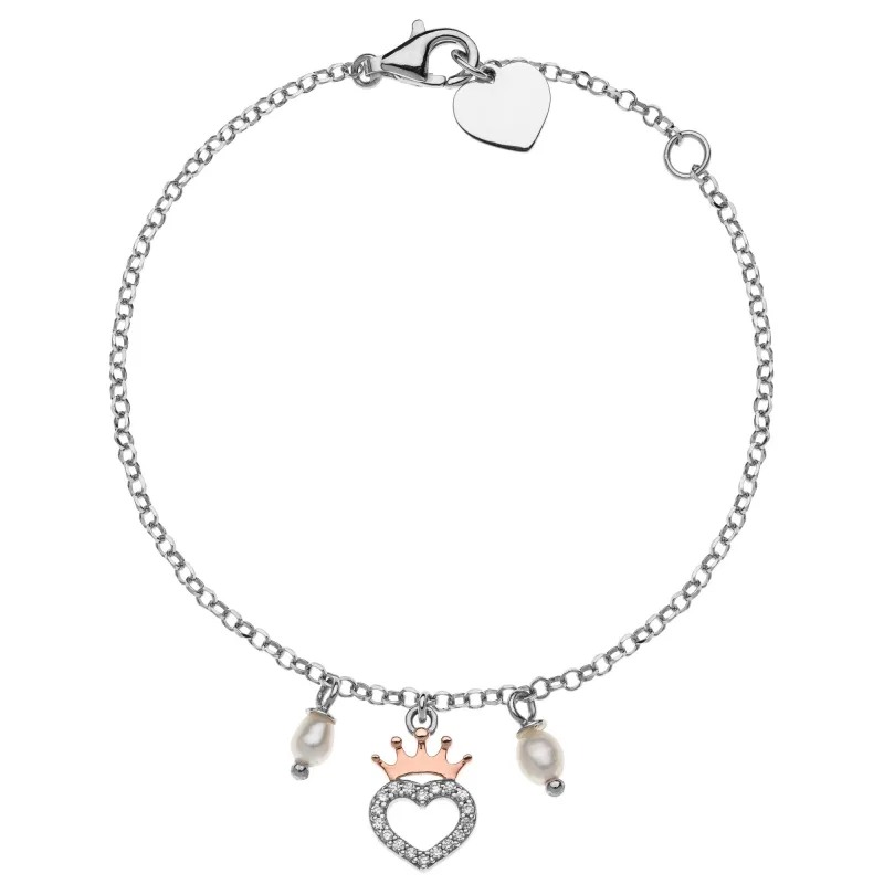 Detský náramok Disney Princezná strieborná BS00009TPZL-55.CS