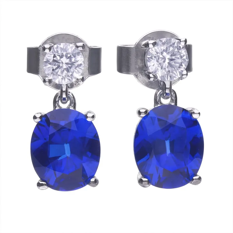 Dámske Náušnice DIAMONFIRE DÁMSKE 6220531089 (3CM )