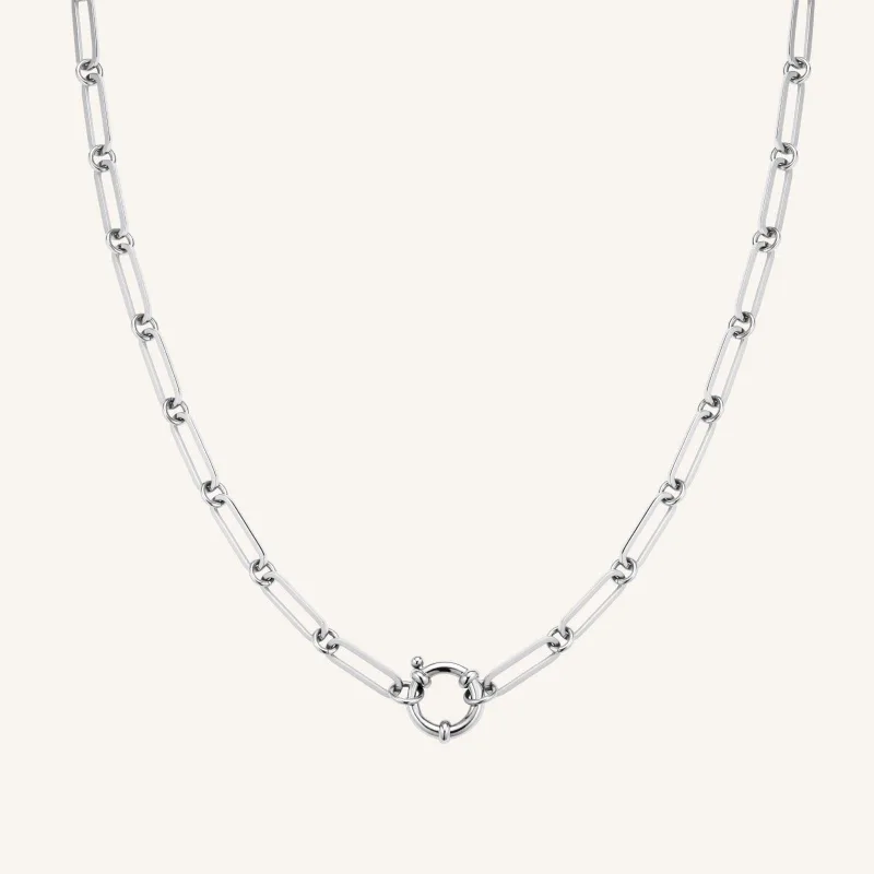 Rosefield náhrdelník strieborný Chunky Chain JNRRS-J615