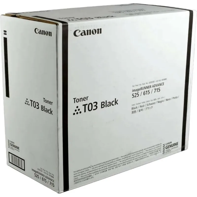 CANON toner T03 BK černý pro imageFORCE 710 series (51 500 str.) 2725C001