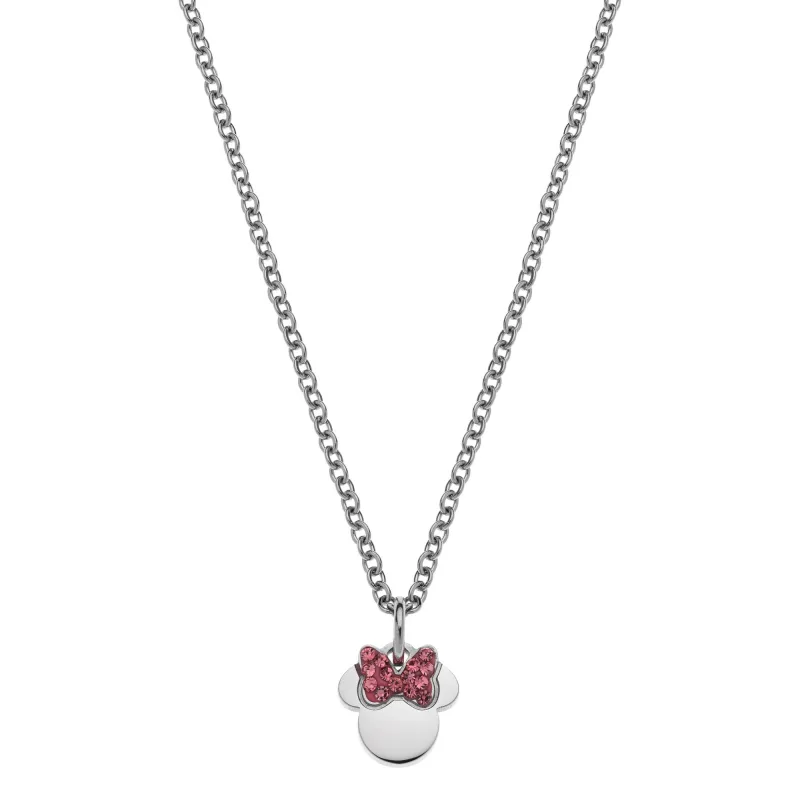 Detský náhrdelník Disney Minnie Mouse oceľový .SK N600583RPL-B
