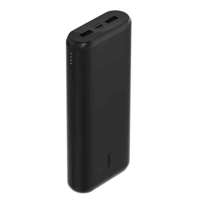 Belkin Boost Charge 3-Port Compact Powerbank 20K with PD 20W - Black…