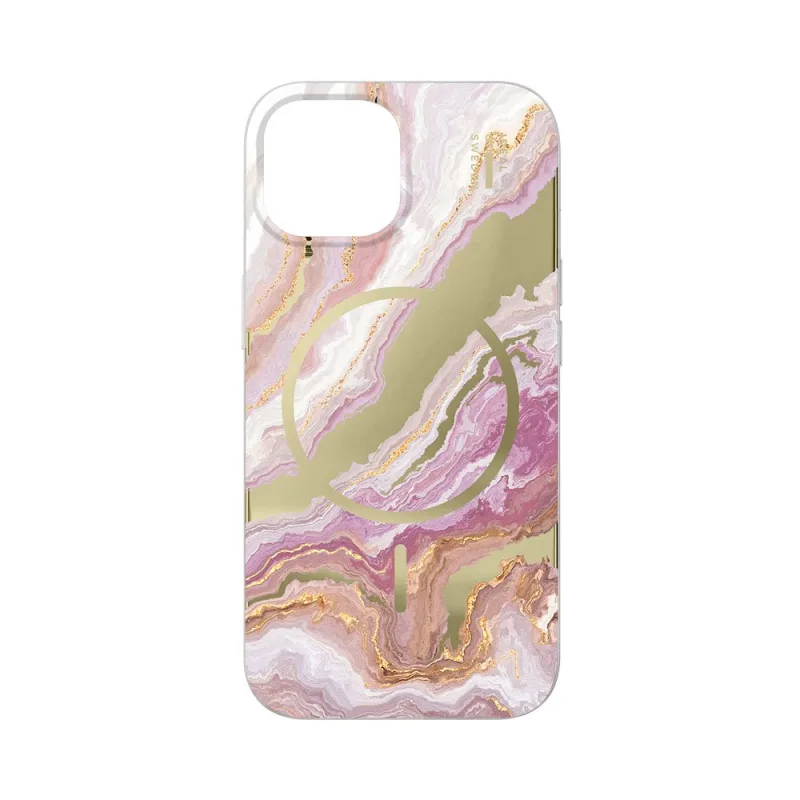 iDeal Fashion Mirror Case MagSafe iPhone 13/14/15/16e/17e Agate Halo…