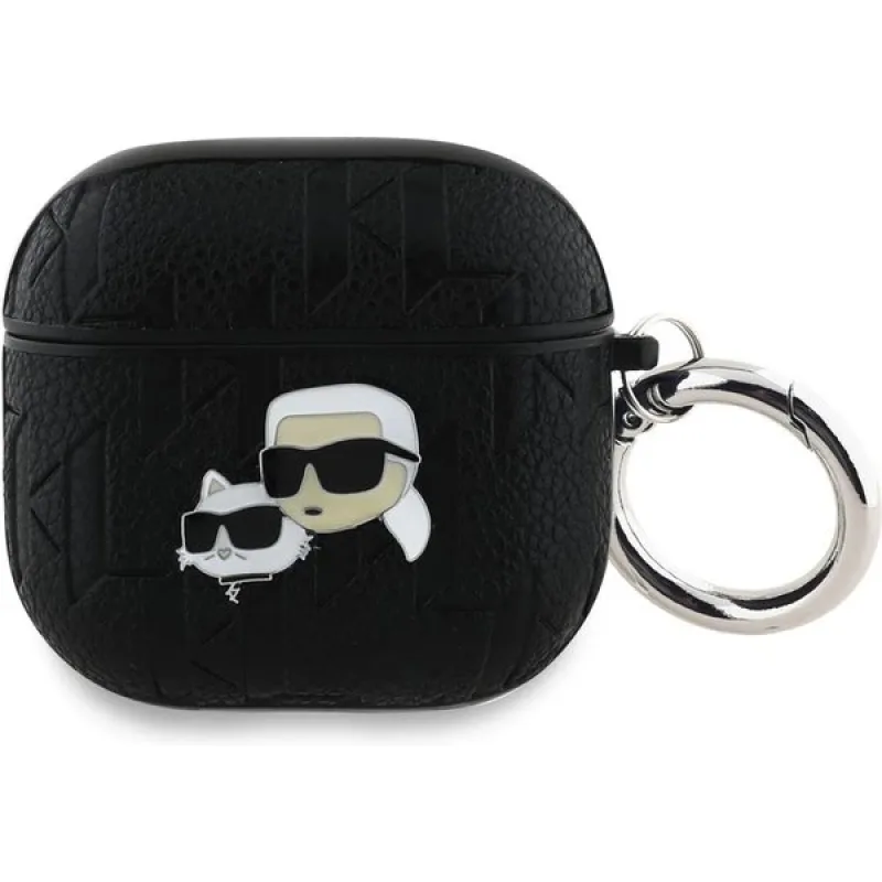 Karl Lagerfeld PU Embossed Karl and Choupette Heads Púzdro pre AirPods 4…