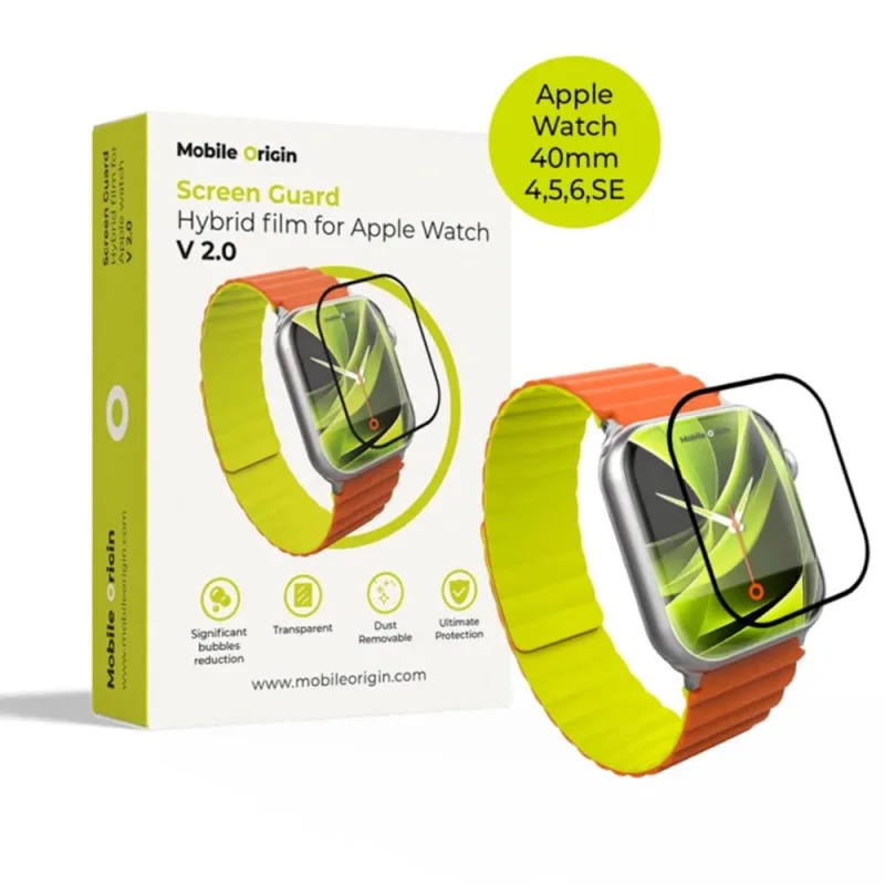 Mobile Origin Screen Guard Hybrid Film pre Apple Watch 4/5/6/SE 40mm SGA…