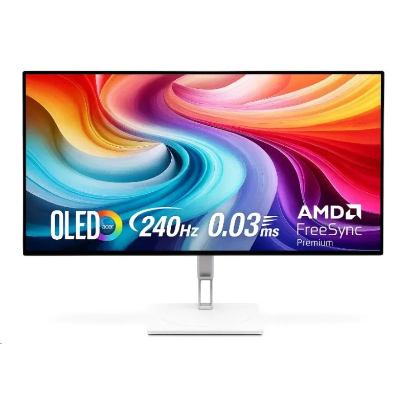 Acer/ CE270U X/ 26, 5"/ QD-OLED/ QHD/ 240Hz/ 0, 03ms/ Biela/ 2R UM.GCXEE…