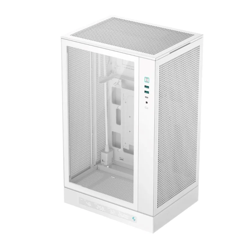 DEEPCOOL Case CH270 PLUS, mATX, Průhledná bočnice, bílá R-CH270-WHNDM0…