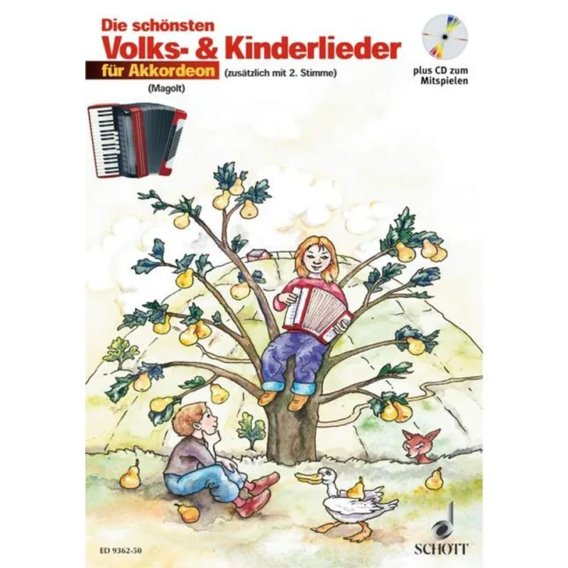 Schott Music Volks & Kinderlieder for Accoridon