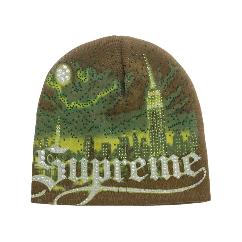 Supreme Cityscape Beanie Green - OS