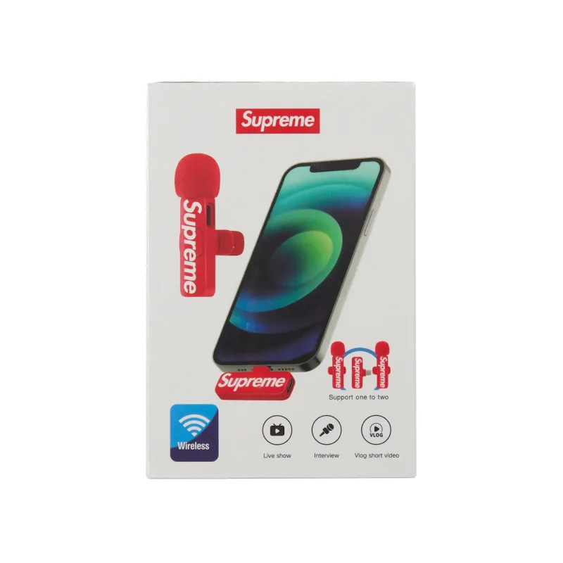 Supreme Mini Mics (Set of 2) Red - OS