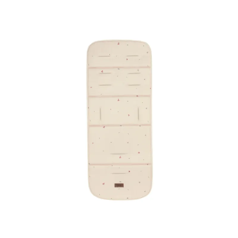 KikkaBoo Sedacia podložka do kočíka Garden Beige