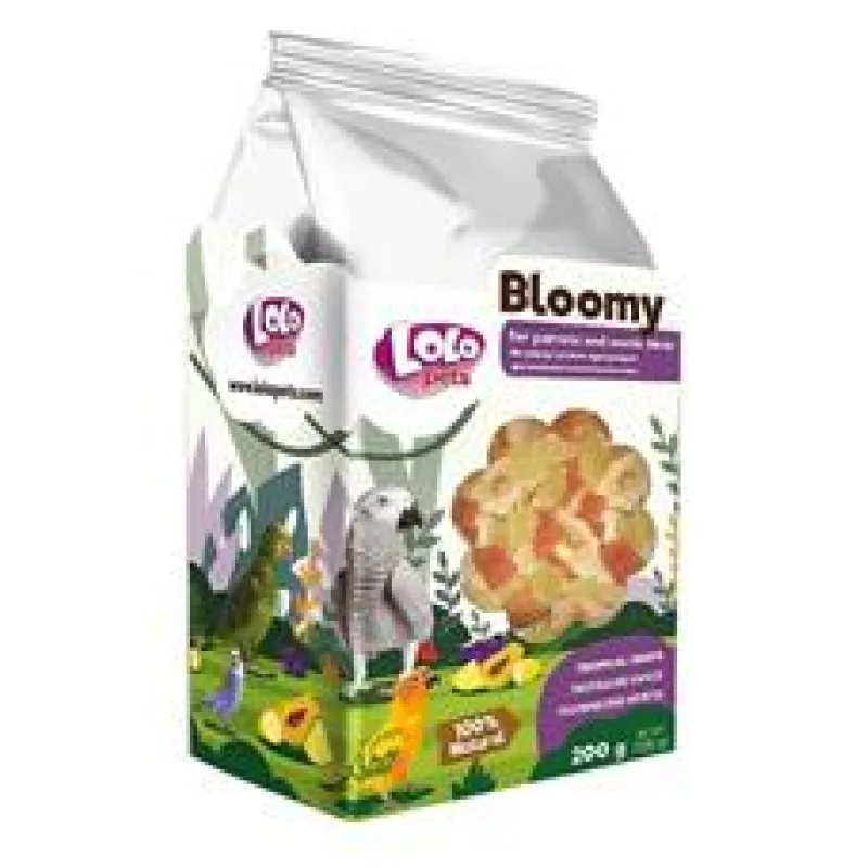BLOOMY tropické ovoce pro papoušky a exoty 200g