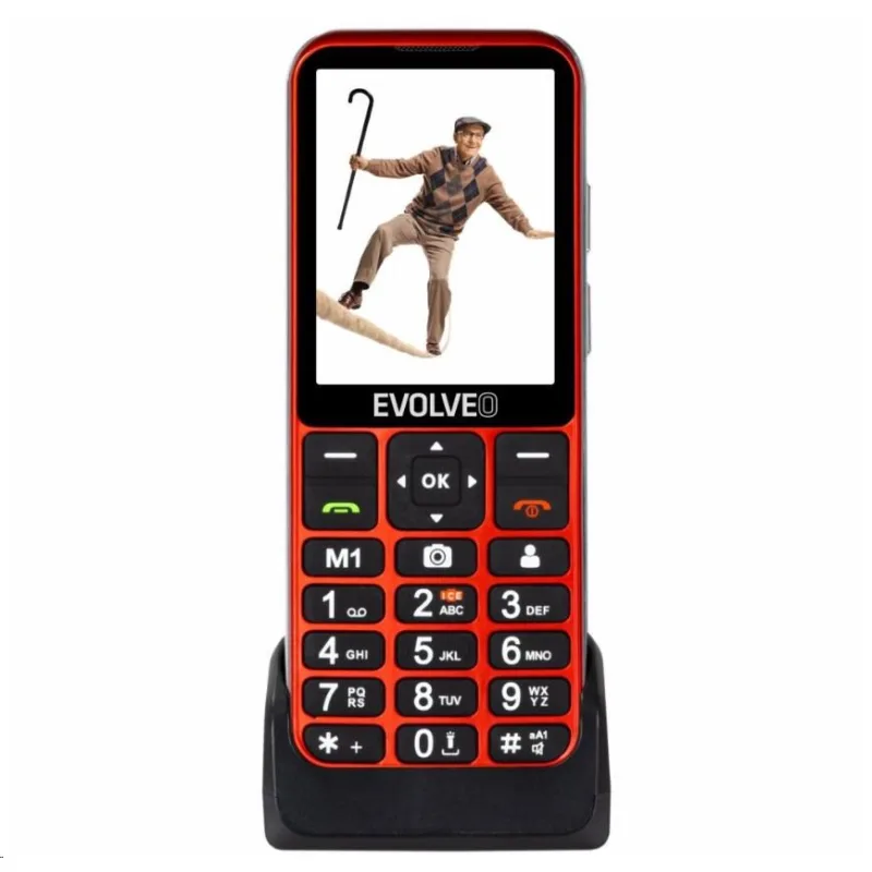 BAZAR - EVOLVEO EasyPhone LT, mobilní telefon pro seniory s nabíjecím…
