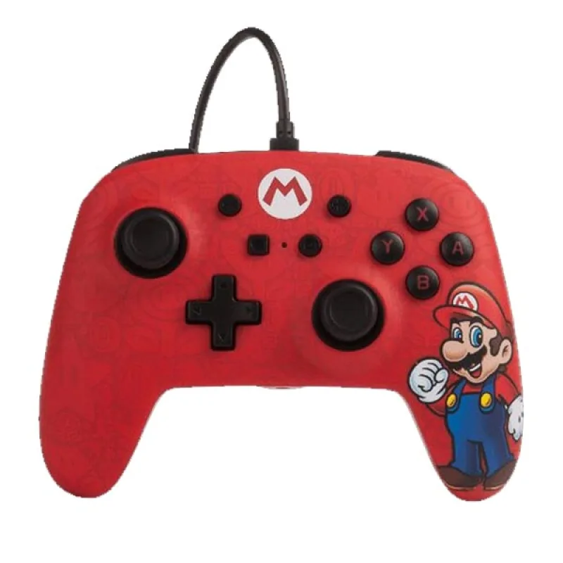 PowerA Enhanced Wired Controller for Nintendo Switch, Mario[1513569-01]…