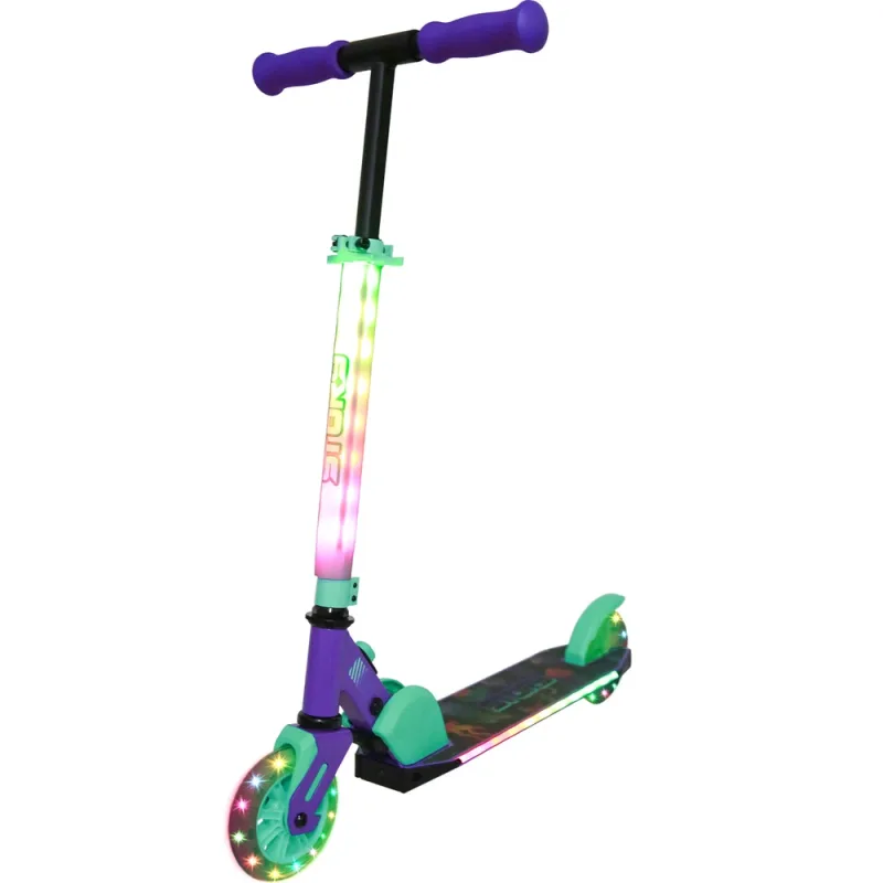 Story Everything Led Kids Scooter - Purple