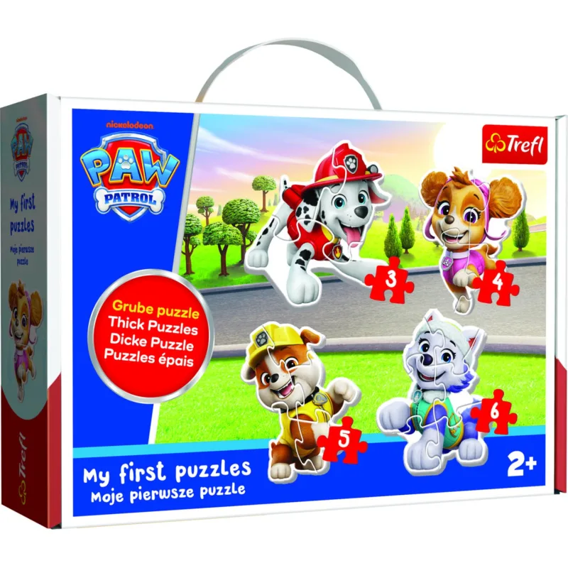 Trefl Puzzle Baby Classic Milovaní psi Tlapková patrola/Paw Patrol 14ks v krabici 27x19x6cm