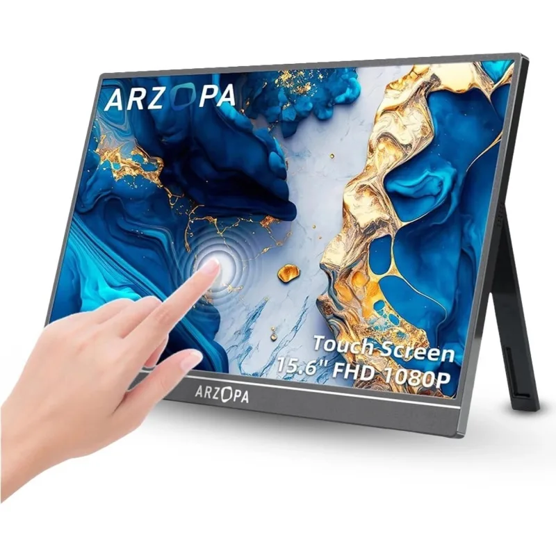 Arzopa A1T Touch Portable Monitor 15.6" IPS Full HD 1080p Metal Housing…