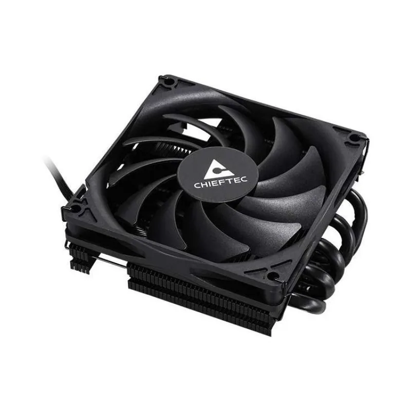 CHIEFTEC chladič CPU / 92 mm PWM / 45 mm / nízkoprofilový / LGA1700, AM4, AM5 (CAC-S92PWM-LP45)