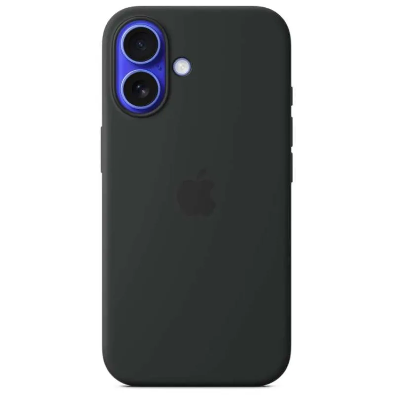 iPhone 16 Silicone Case with MS - Black / SK (MYY13ZM/A)