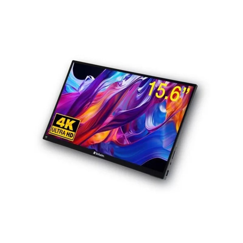 Verbatim PM-15-4K Přenosný dotykový monitor 15, 6", 4K Ultra HD, Metal…