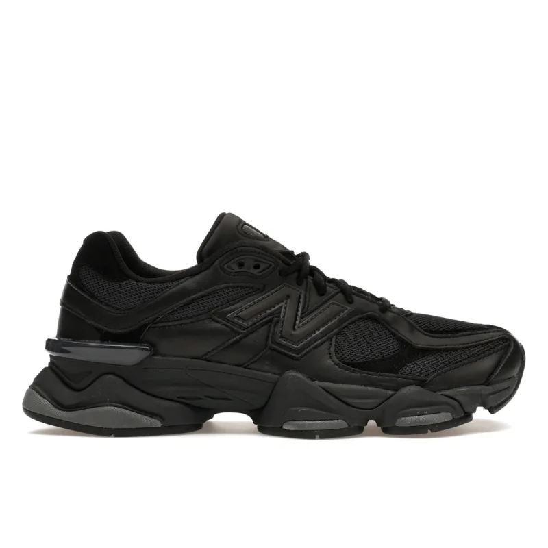 New Balance 9060 Triple Black Leather - 44