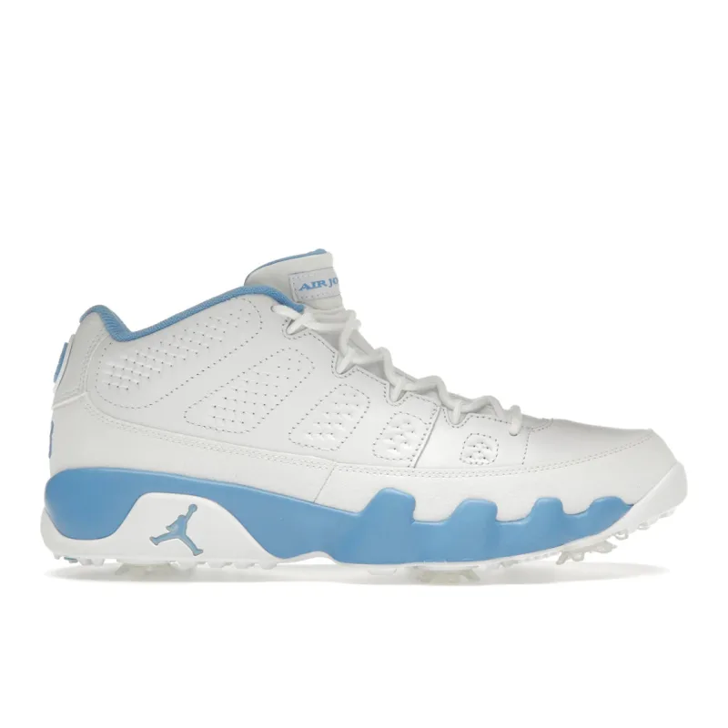 Jordan 9 Retro Low Golf White University Blue - 42
