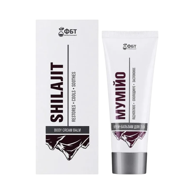 FBT Telový krém-balzam Mumio s chladivým účinkom – 75 ml –
