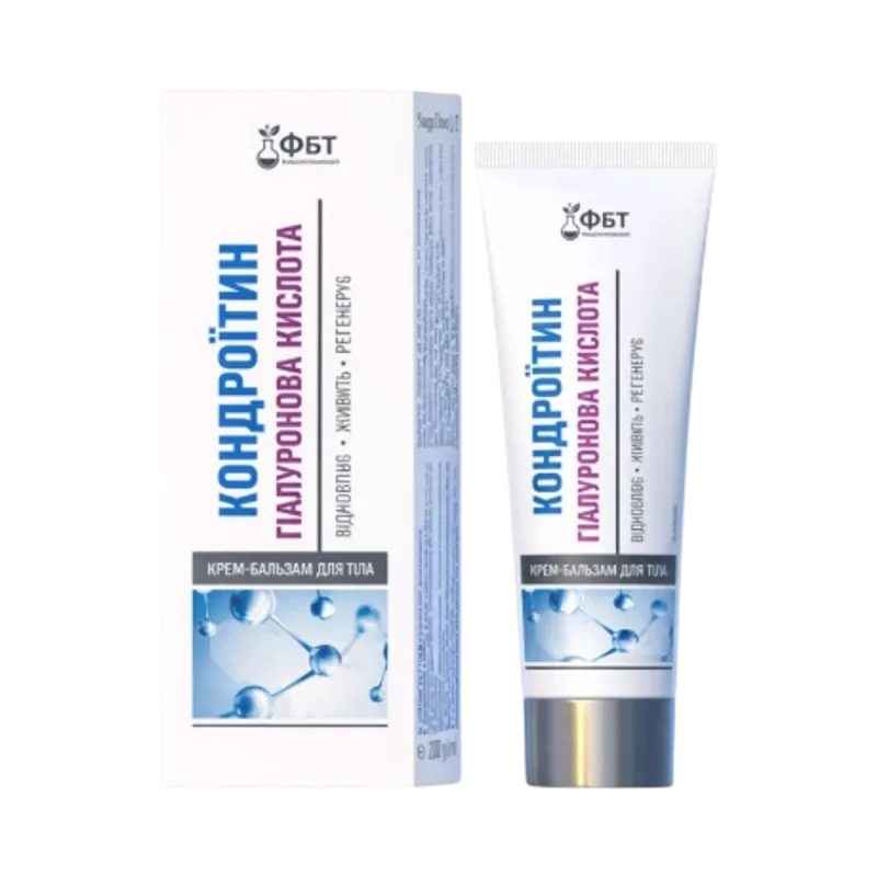 FBT Telový krém-balzam s chondroitínom a kyselinou hyalurónovou – 75 ml –