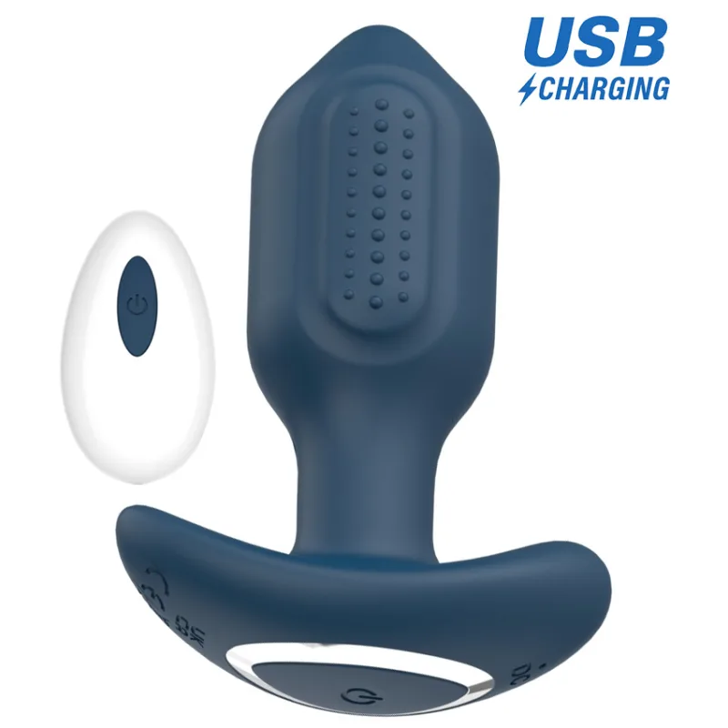 Boss Series Vibrating Anal Plug Victoria remote control