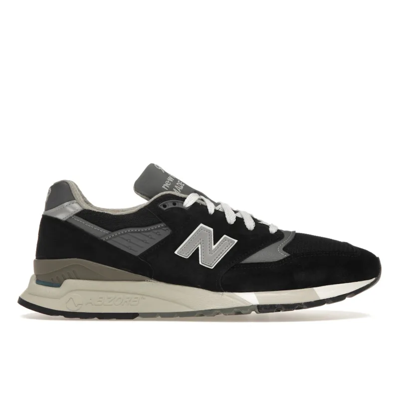 New Balance 998 MiUSA Black Silver - 38
