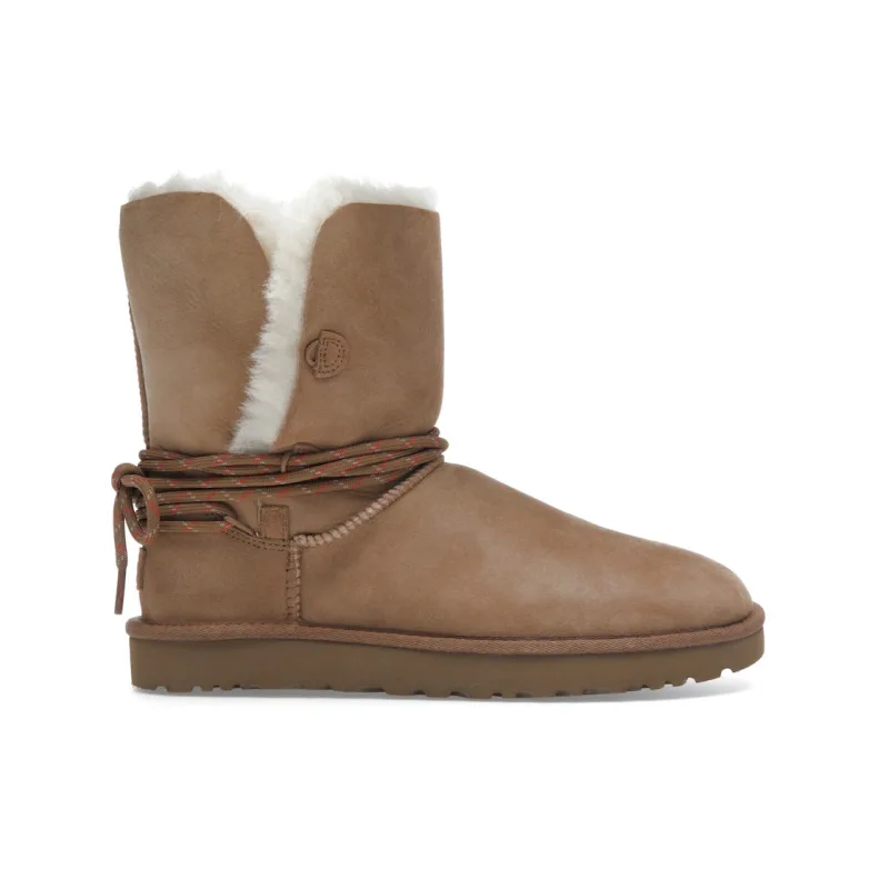 UGG Bailey Tie Boot Chestnut (Women's) - 38