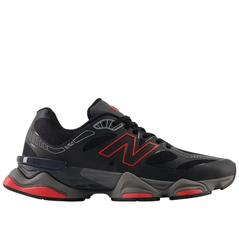 New Balance 9060 Black Red - 45.5