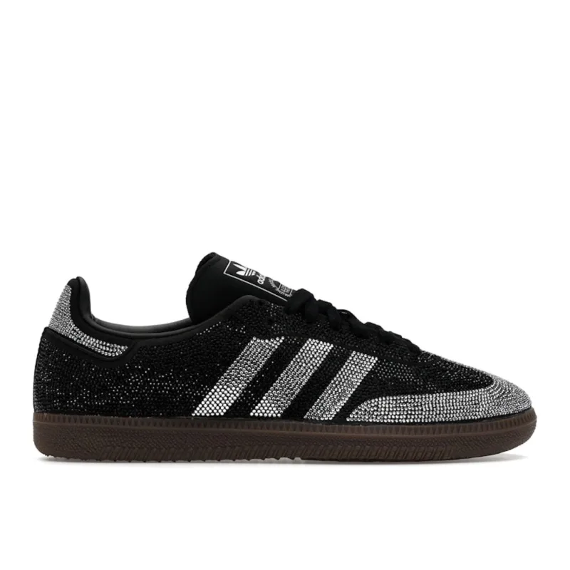 adidas Samba OG Rhinestone Black Silver (Women's) - 38.5