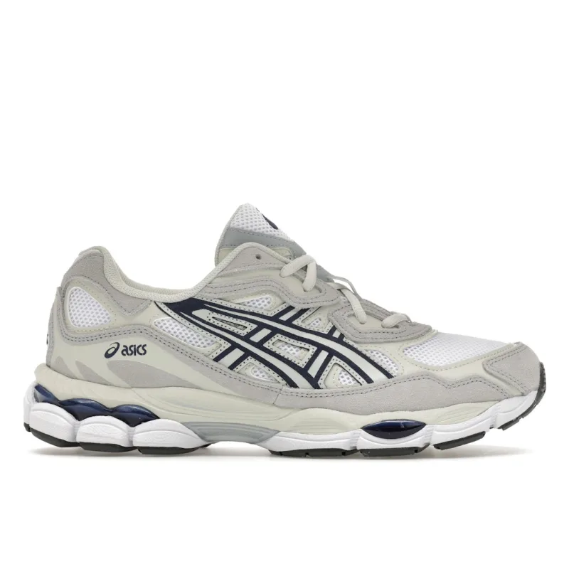 ASICS Gel-NYC White Midnight Navy Grey - 45
