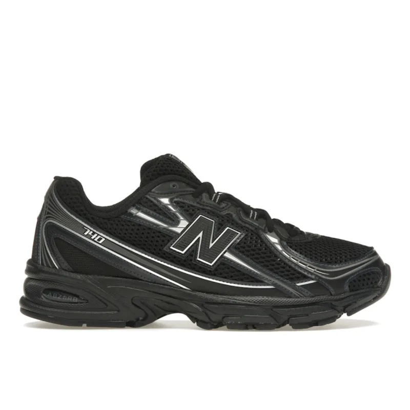 New Balance 740v2 Black Grey Silver - 36