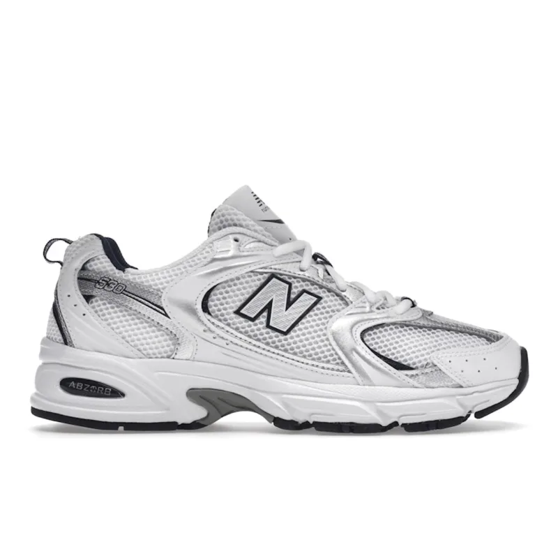 New Balance 530 White Silver Navy - 39.5