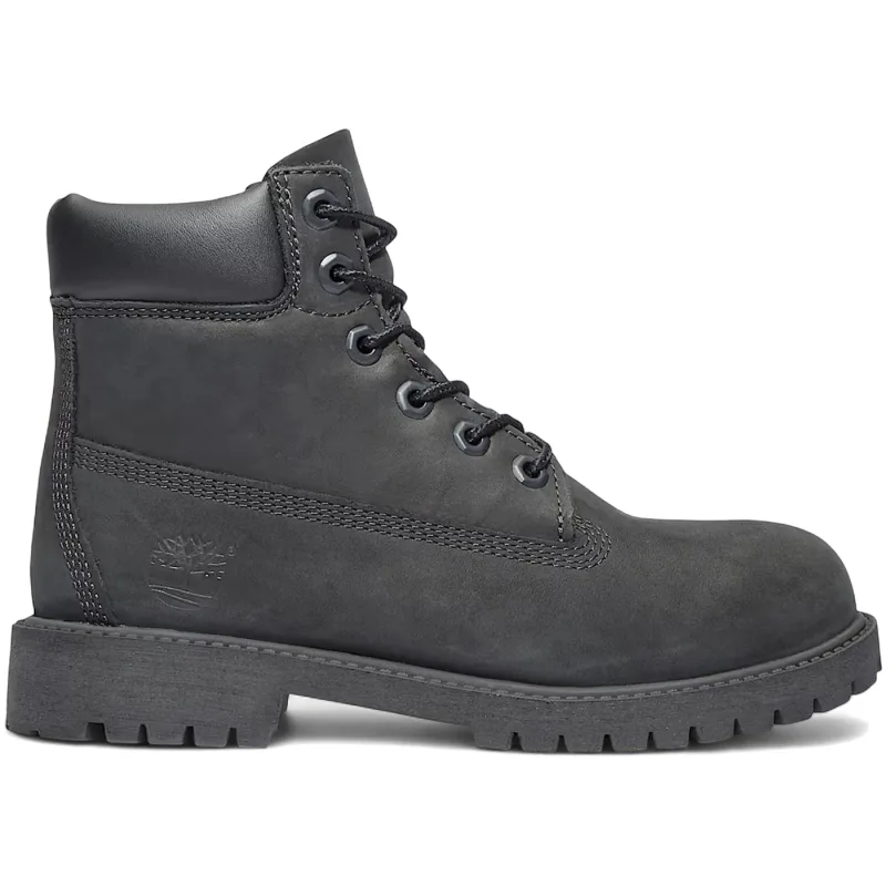 Timberland 6" Premium Waterproof Boot Black (GS) - 38