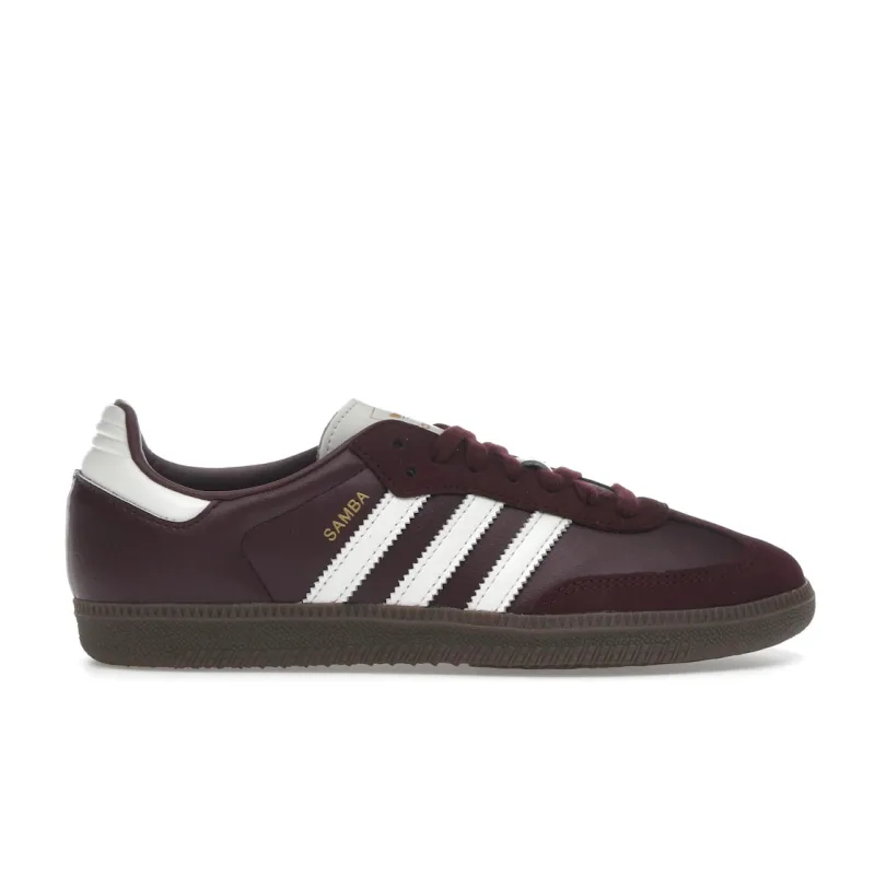 adidas Samba OG Maroon Off White Gum (Women's) - 40.5