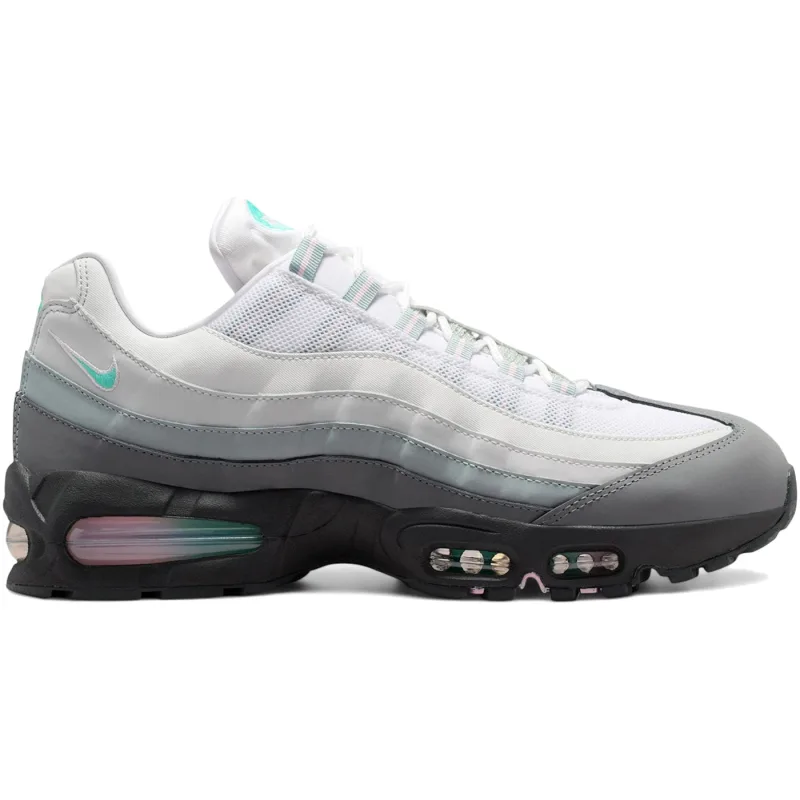 Nike Air Max 95 Big Bubble White Hyper Turquoise Pink Foam - 42